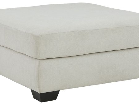 Lowder - Stone - Oversized Accent Ottoman Discount