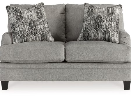 Davinca - Charcoal - Loveseat Supply