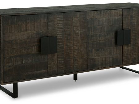 Kevmart - Grayish Brown   Black - Accent Cabinet Online Hot Sale