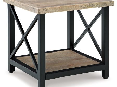 Bristenfort - Brown   Black - Rectangular End Table Hot on Sale