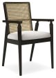 Galliden - Black - Dining Upholstered Arm Chair (Set of 2) Supply