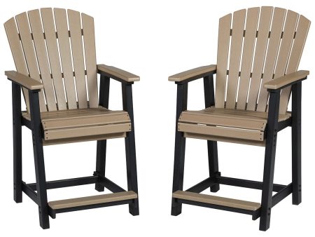 Fairen Trail - Black   Driftwood - Barstool (Set of 2) Online