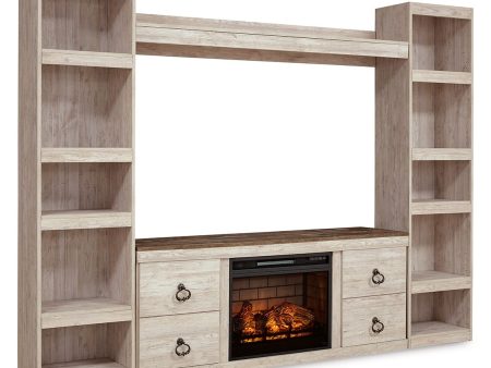 Willowton - Entertainment Center With Fireplace Option Supply