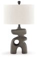 Danacy - Distressed Black - Paper Table Lamp Online Sale