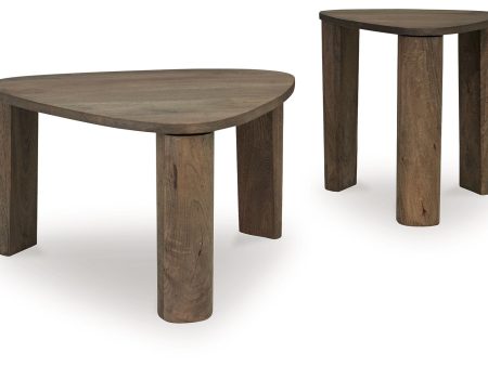 Reidport - Grayish Brown - Accent Cocktail Table Set (Set of 2) Online now