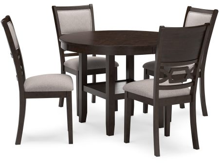 Langwest - Brown - Dining Room Table Set (Set of 5) Online now