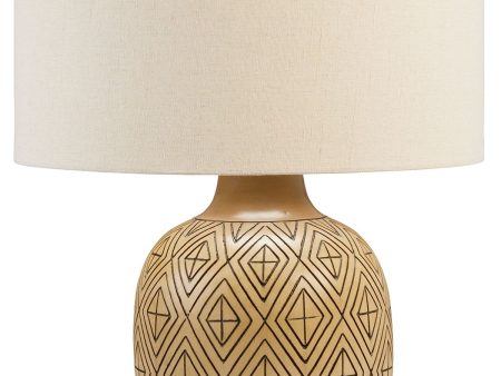 Jairgan - Tan   Black - Poly Table Lamp (Set of 2) Supply