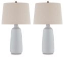 Avianic - White - Ceramic Table Lamp (Set of 2) Hot on Sale