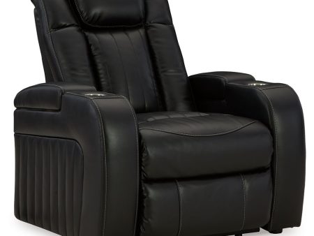 Caveman Den - Midnight - Power Recliner  Adj Headrest For Sale