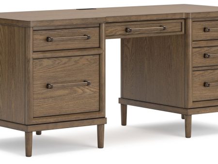 Roanhowe - Brown - Home Office Desk For Cheap