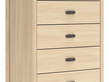 Cabinella - Tan - Five Drawer Chest For Discount