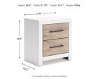 Charbitt - Two-tone - Two Drawer Night Stand Discount