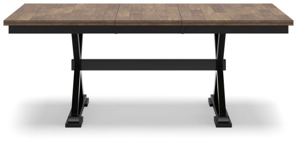 Wildenauer - Brown   Black - Rectangular Dining Extension Table For Sale