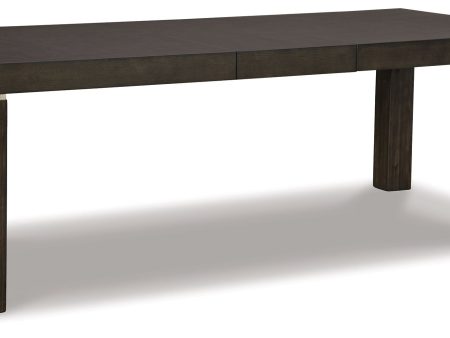 Hyndell - Dark Brown - Rectangular Dining Room Extension Table Sale