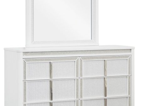 Chalanna - White - Dresser And Mirror on Sale