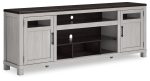 Darborn - Gray   Brown - XL TV Stand W Fireplace Option Hot on Sale