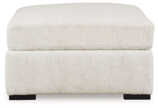 Chessington - Ivory - Oversized Accent Ottoman Cheap