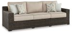 Coastline Bay - Brown - Sofa With Cushion Online Hot Sale