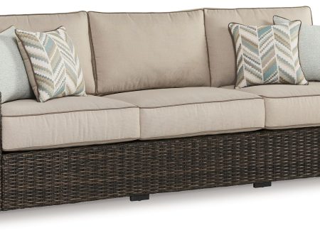 Coastline Bay - Brown - Sofa With Cushion Online Hot Sale