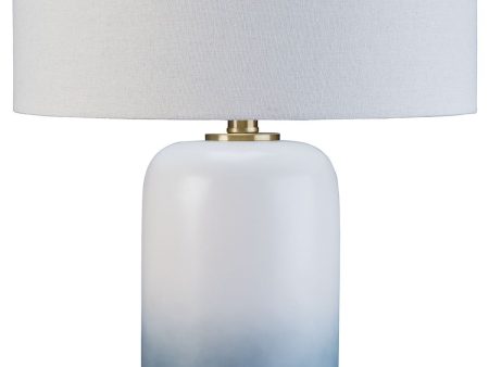 Lemrich - White - Ceramic Table Lamp Cheap