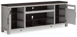 Darborn - Gray   Brown - XL TV Stand W Fireplace Option Hot on Sale