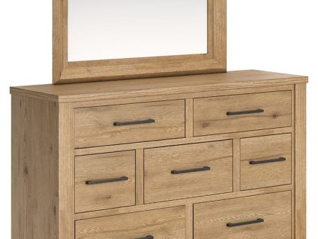 Galliden - Light Brown - Dresser And Mirror Hot on Sale