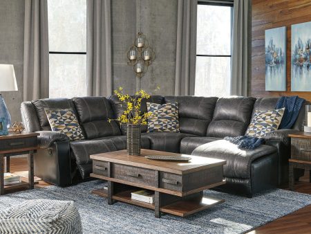 Nantahala - Reclining Sectional With Chaise For Discount