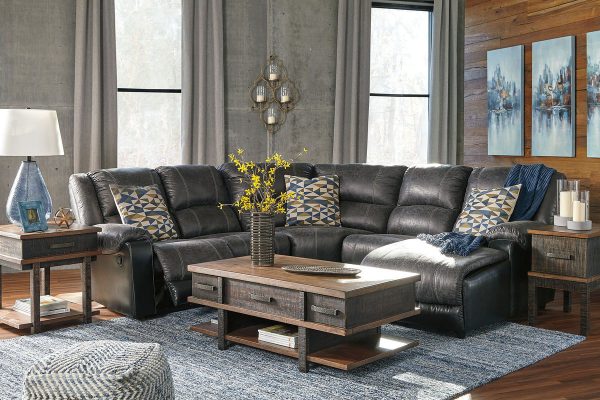 Nantahala - Reclining Sectional With Chaise For Discount