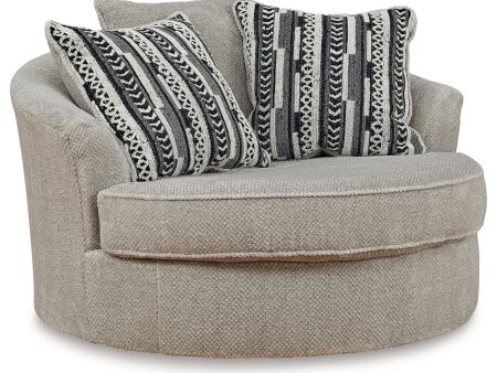 Calnita - Sisal - Oversized Swivel Accent Chair For Cheap