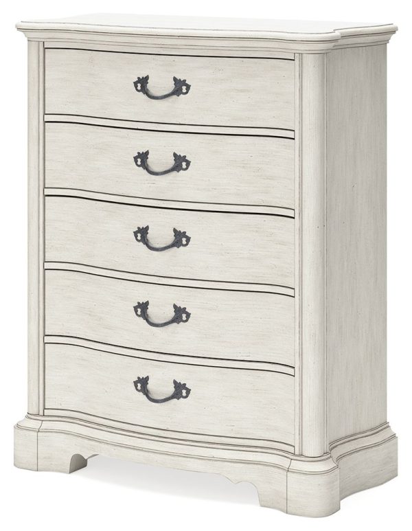 Arlendyne - Antique White - Five Drawer Chest Online Sale