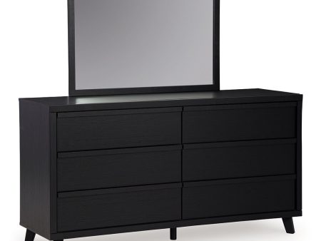 Danziar - Black - Dresser And Mirror Online now