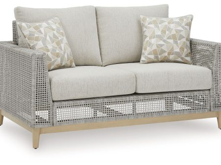 Seton Creek - Gray - Loveseat With Cushion For Discount