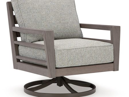 Hillside Barn - Gray   Brown - Swivel Lounge W  Cushion Supply