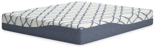 12 Inch Chime Elite 2.0 - White   Blue - California King Mattress For Sale