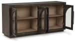 Dreley - Grayish Brown - Accent Cabinet For Cheap