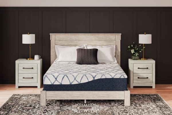 12 Inch Chime Elite 2.0 - White   Blue - California King Mattress For Sale