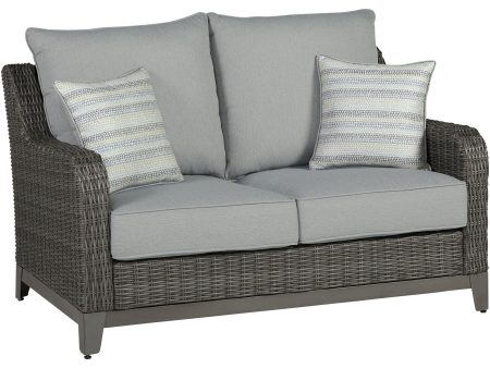 Elite Park - Gray - Loveseat w Cushion For Discount