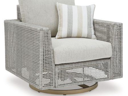 Seton Creek - Gray - Swivel Lounge With Cushion Supply