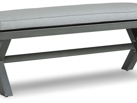 Elite Park - Gray - Bench With Cushion Discount