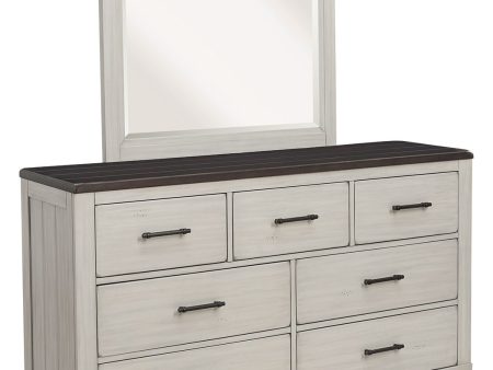 Darborn - Gray   Brown - Dresser And Mirror For Cheap