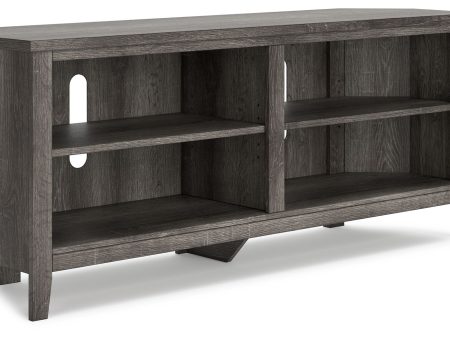 Arlenbry - Gray - Medium Corner TV Stand on Sale