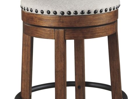 Valebeck -  Tall Upholstered Swivel Barstool Fashion