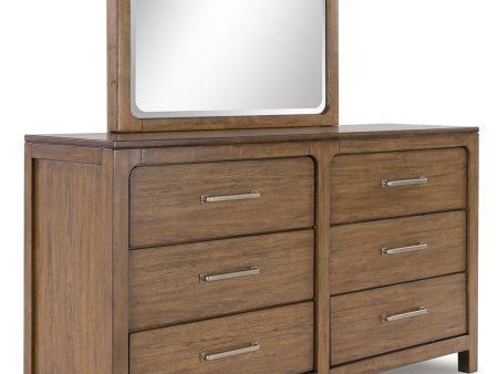 Cabalynn - Light Brown - Dresser And Mirror Online Sale