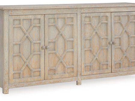 Caitrich - Distressed Blue - Accent Cabinet Hot on Sale