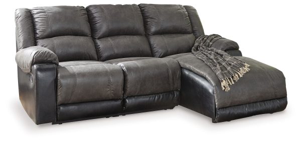 Nantahala - Reclining Sectional With Chaise For Discount