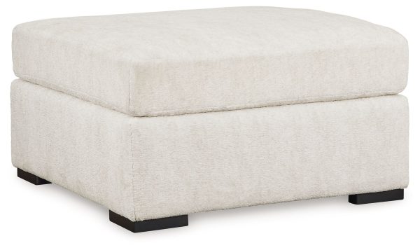 Chessington - Ivory - Oversized Accent Ottoman Cheap