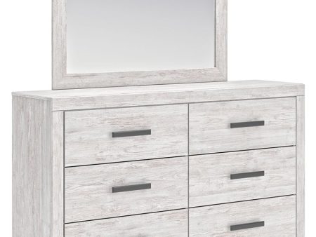 Cayboni - Whitewash - Dresser And Mirror For Sale