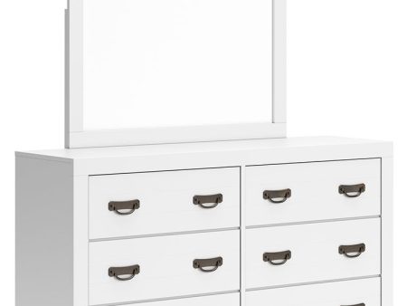 Binterglen - White - Dresser And Mirror Online now