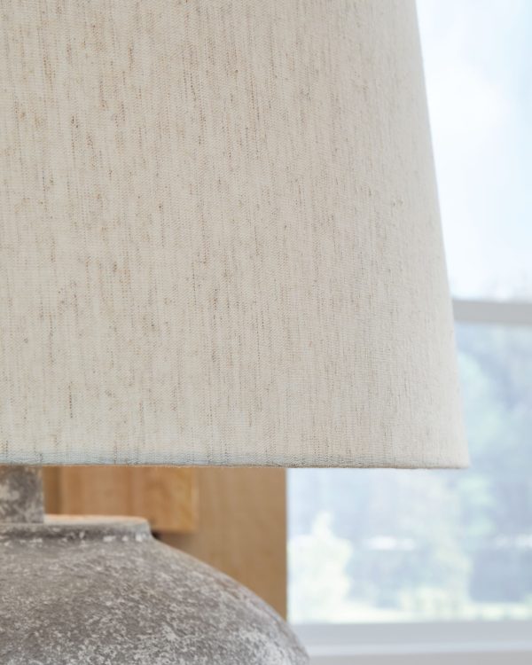 Dreward - Distressed Gray - Paper Table Lamp on Sale