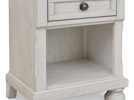 Robbinsdale - Antique White - One Drawer Night Stand For Sale